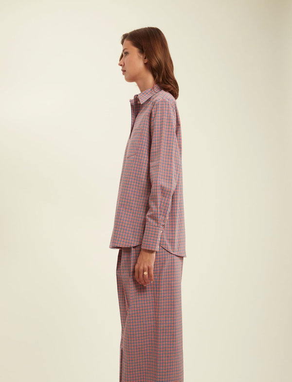 Ines De La Fressange Chemise Maureen Rouge à Carreaux