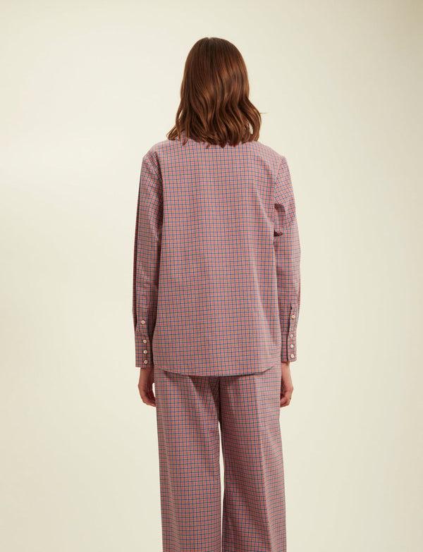 Ines De La Fressange Chemise Maureen Rouge à Carreaux