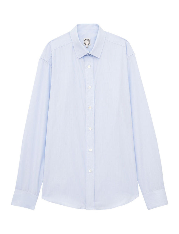 ines de la fressange Chemise pour homme Olivier bleu ciel