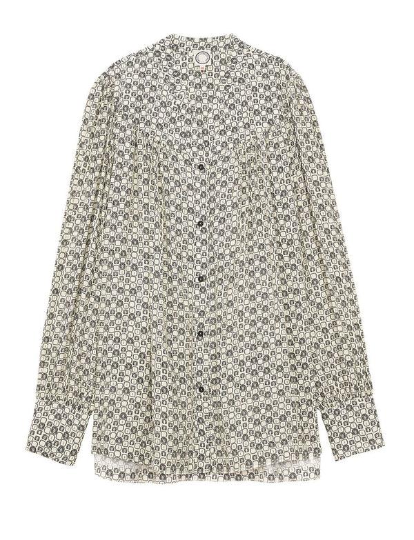 ines de la fressange Chemisier Ornella imprimé Feuille de chêne