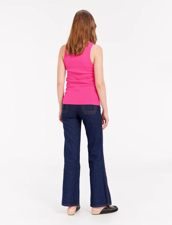 Ines De La Fressange Débardeur Amelie En Jersey Rose