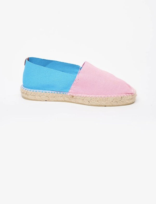ines de la fressange Espadrilles Aglae rose-turquoise