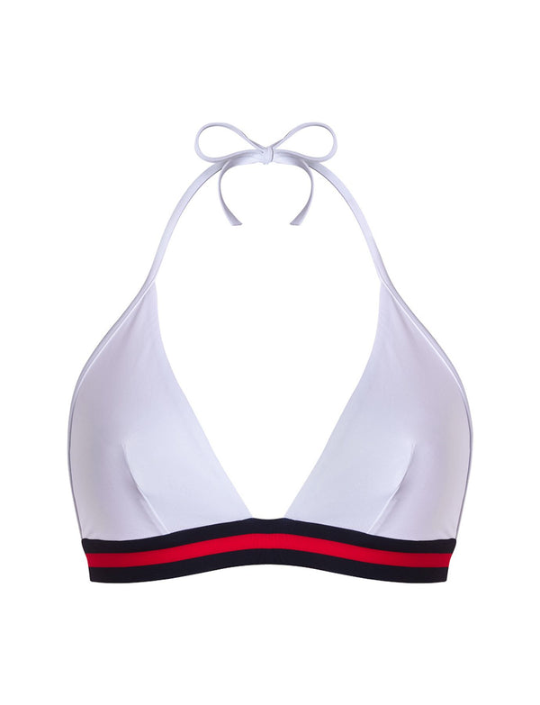 Ines De La Fressange Flèche Haut De Maillot De Bain Femme Uni Blanc Ines X Vilebrequin
