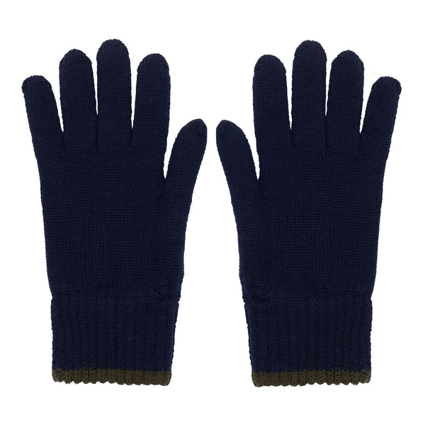 ines de la fressange Gants Bahia en maille marine filet kaki