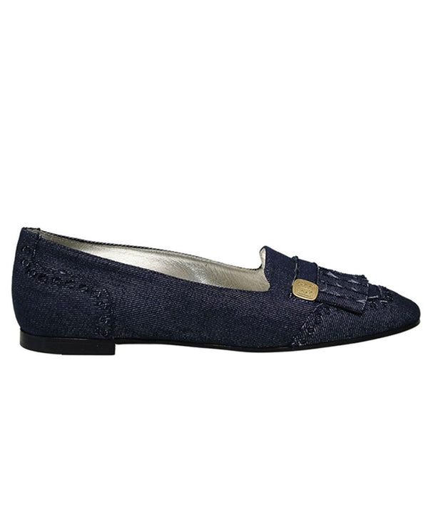ines de la fressange Ballerines de ville en denim