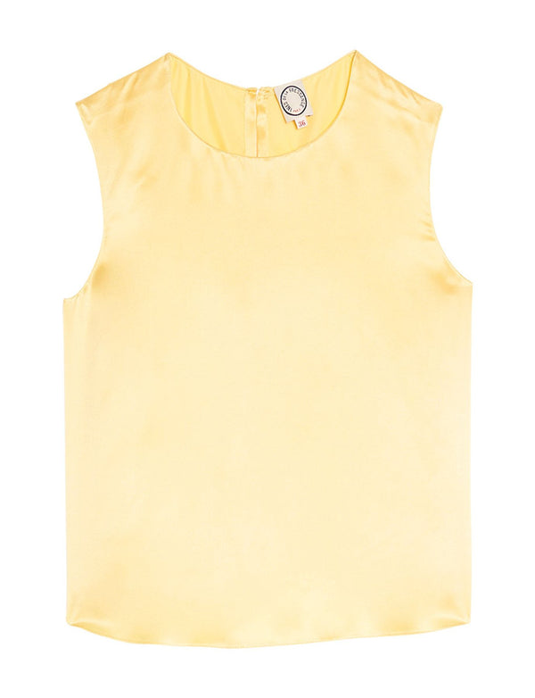 Ines De La Fressange Blouse Albert Jaune Soie