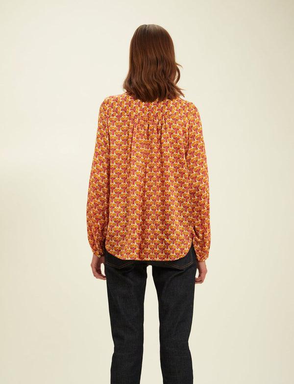 Ines De La Fressange Blouse Joséphine Red Fountain