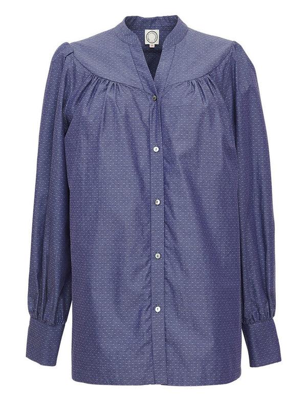 ines de la fressange Blouse Ornella bleu denim