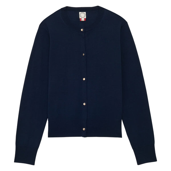 ines de la fressange Cardigan Cesarion marine
