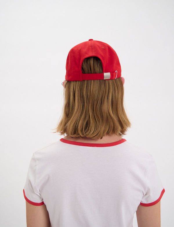 Ines De La Fressange Casquette Lennie Rouge