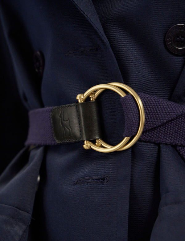 Ines De La Fressange Ceinture Germaine Bleu Marine