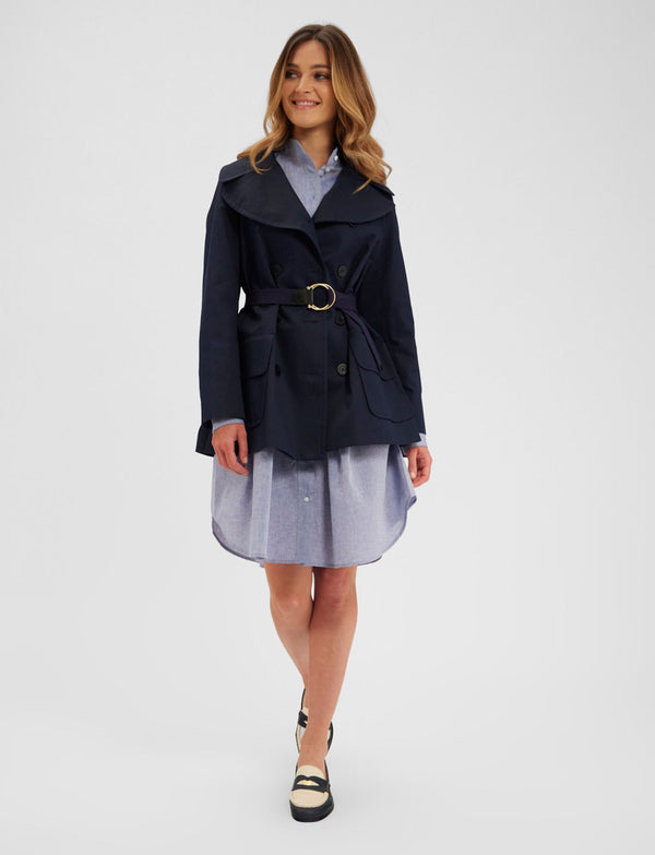 Ines De La Fressange Ceinture Germaine Bleu Marine