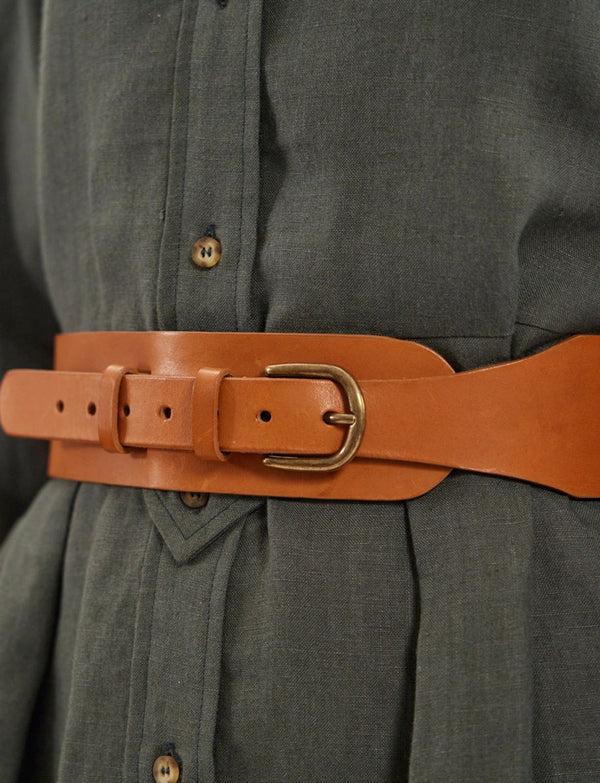 ines de la fressange Ceinture Paulette camel