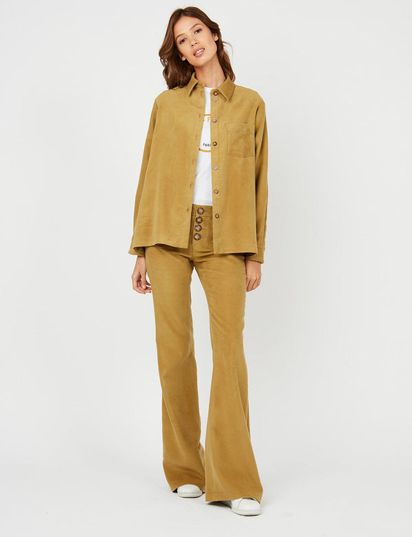 ines de la fressange Chemise Cassia kaki