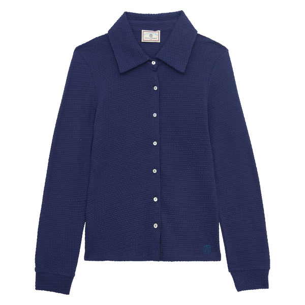 ines de la fressange Chemise Cathy en coton marine