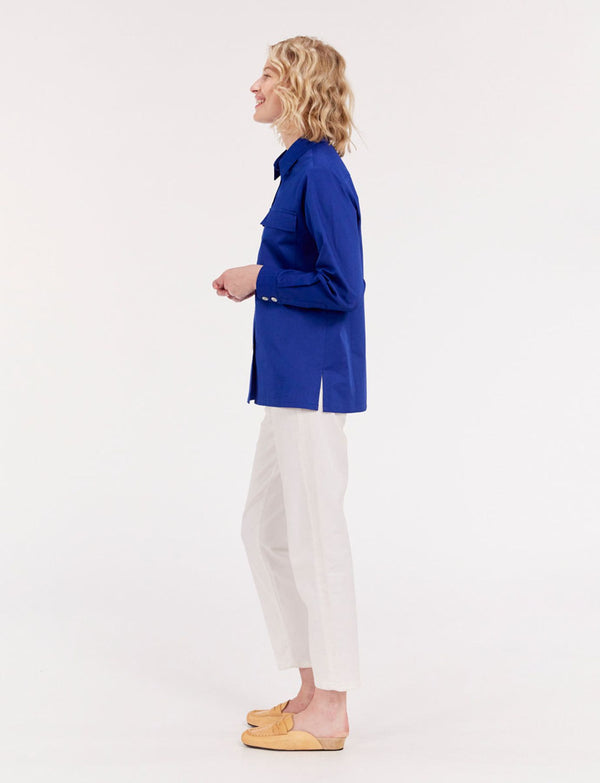 Ines De La Fressange Chemise Chandler Bleue