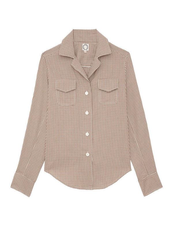 ines de la fressange Chemise Evana à carreaux