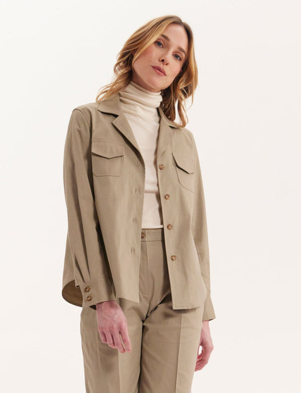 Ines De La Fressange Chemise Evana Beige