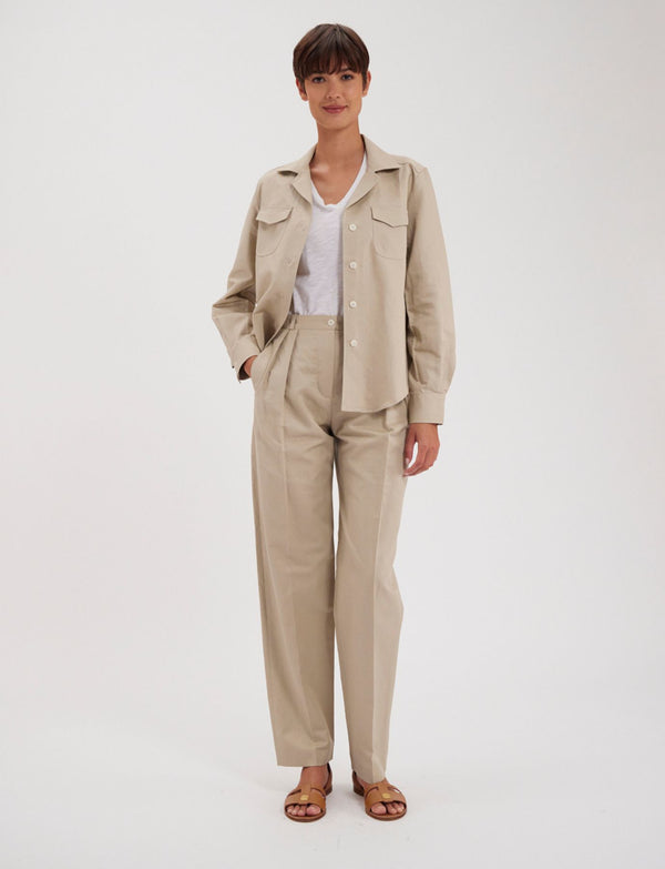 Ines De La Fressange Chemise Evana Beige