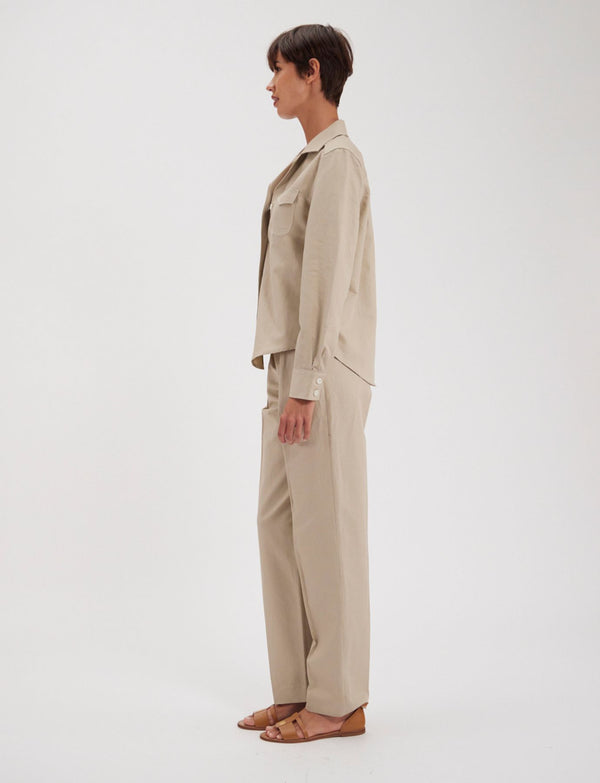 Ines De La Fressange Chemise Evana Beige