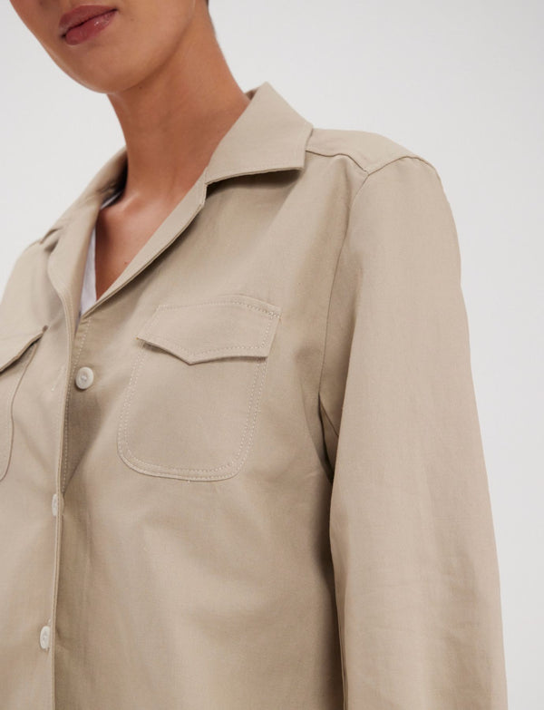 Ines De La Fressange Chemise Evana Beige