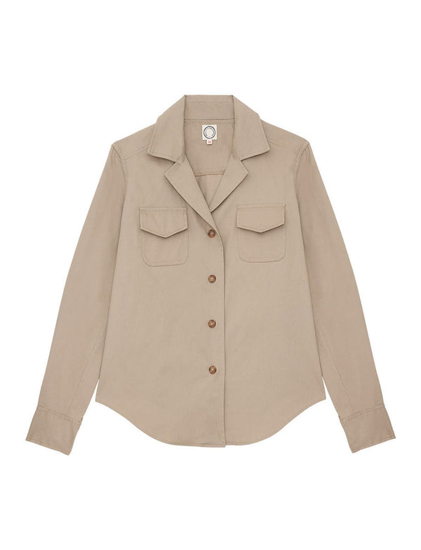 ines de la fressange Chemise Evana beige