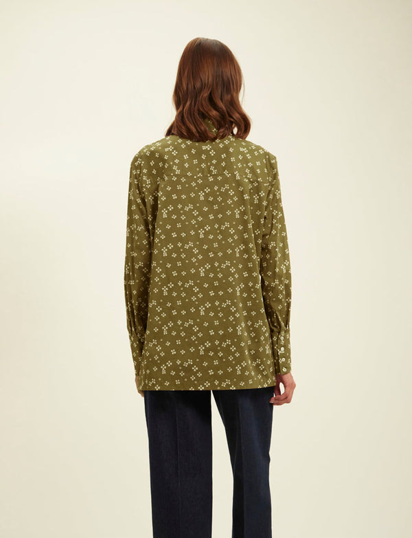 Ines De La Fressange Chemise Falco Lucky Kaki