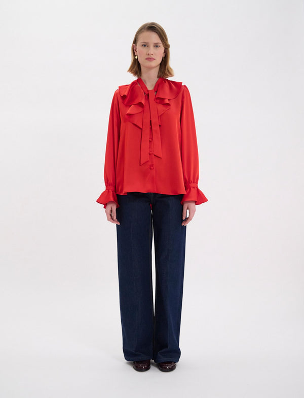 Ines De La Fressange Chemise Fanfan Rouge