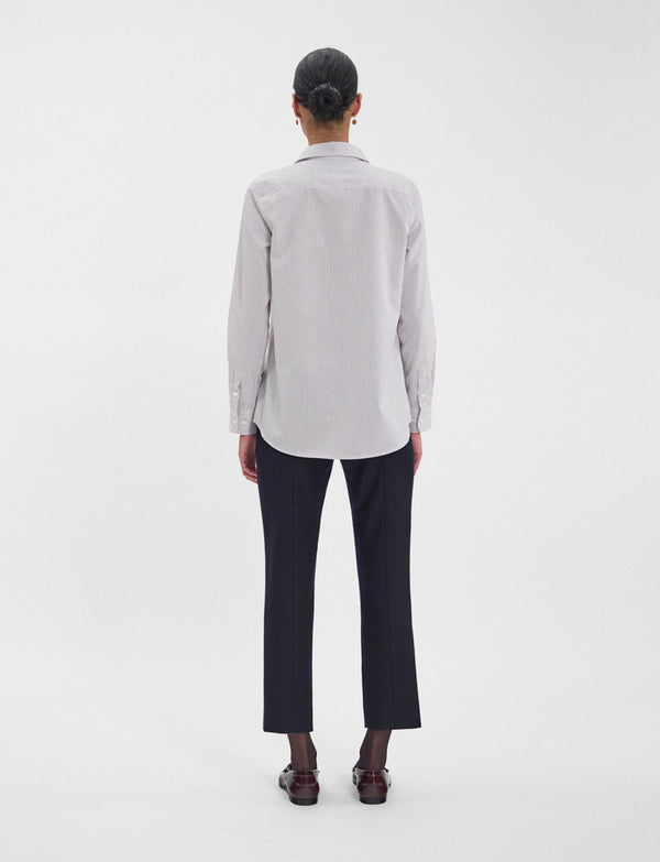 Ines De La Fressange Chemise Martin Rayée