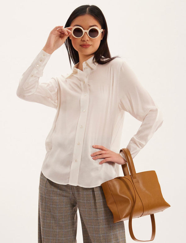Ines De La Fressange Chemise Maureen écrue