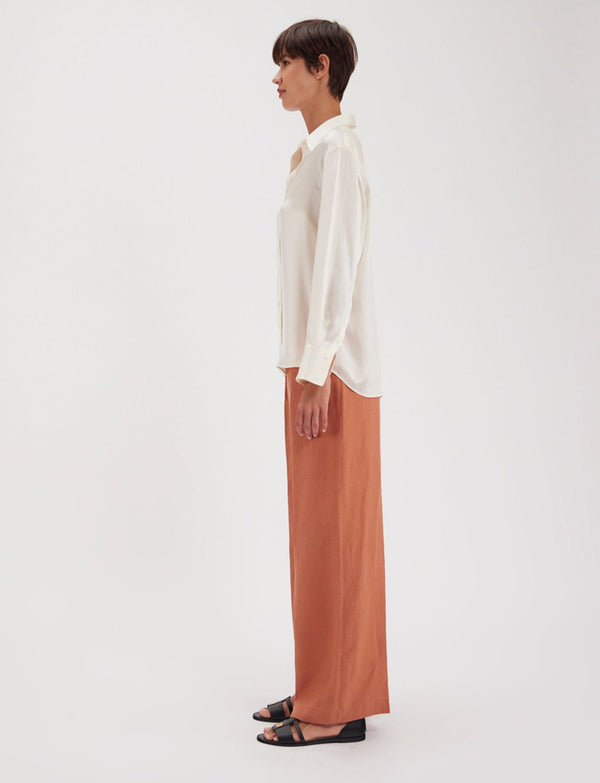 Ines De La Fressange Chemise Maureen écrue En Soie