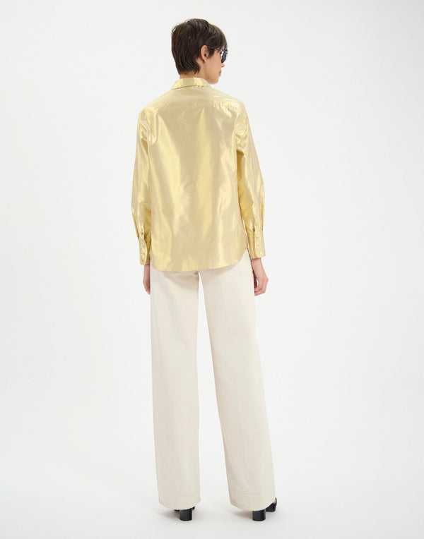 Ines De La Fressange Chemise Maureen En Coton Doré