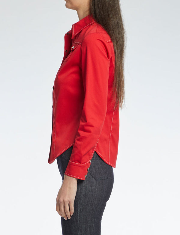 Ines De La Fressange Chemise Myrna Rouge