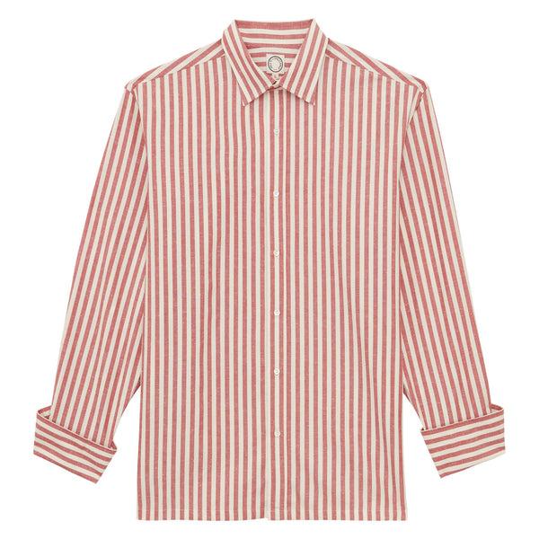 ines de la fressange Chemise Nova en coton rouge