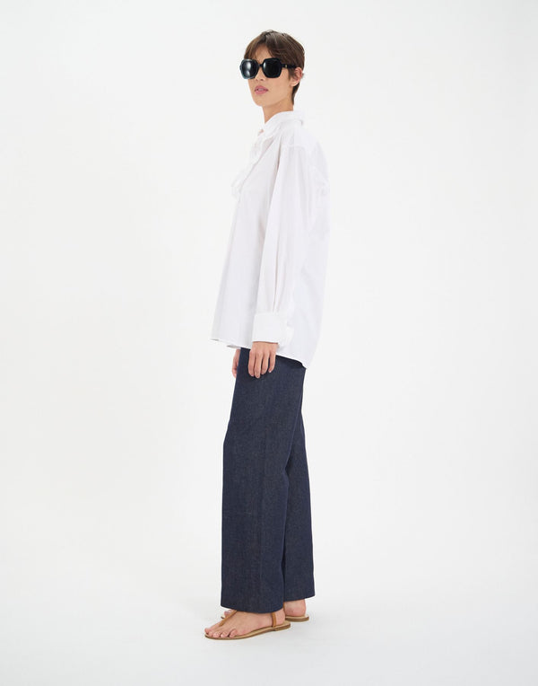 Ines De La Fressange Chemise Ortiz En Coton Blanc