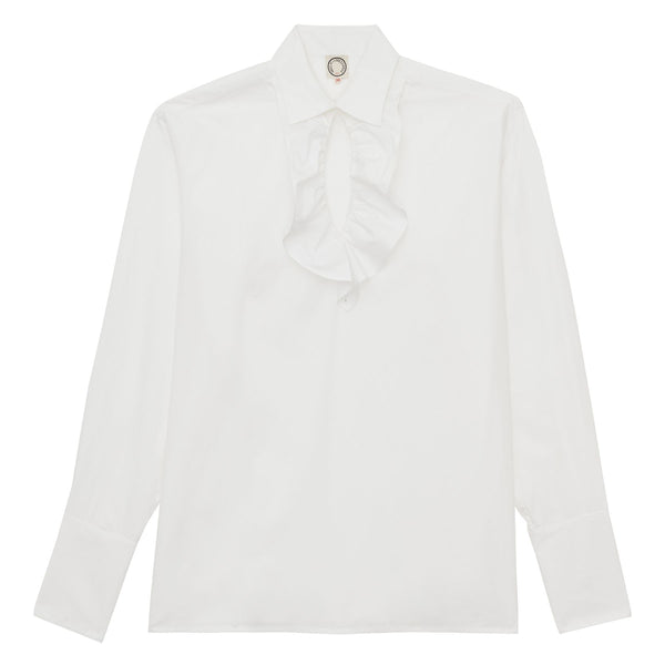 ines de la fressange Chemise Ortiz en coton blanc