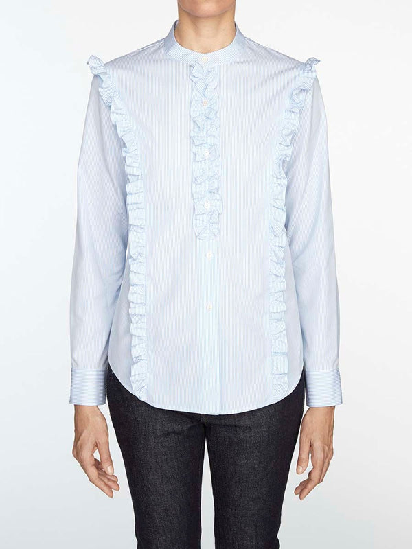 ines de la fressange Chemise Prairy en coton bleu