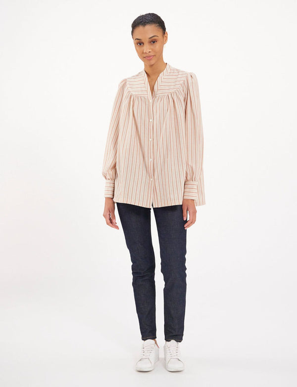 Ines De La Fressange Chemisier Ornella à Rayures