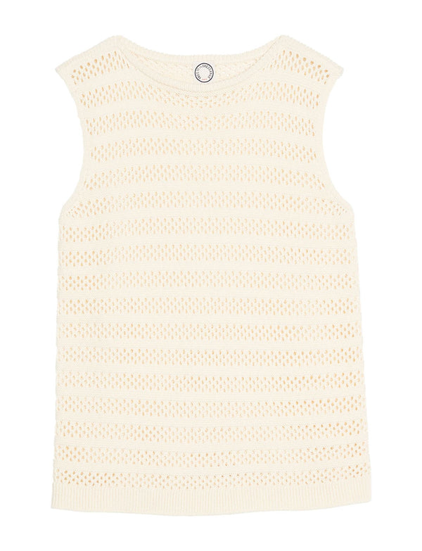 ines de la fressange Débardeur Clovis crochet écru