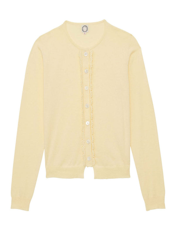 ines de la fressange Gilet April jaune clair