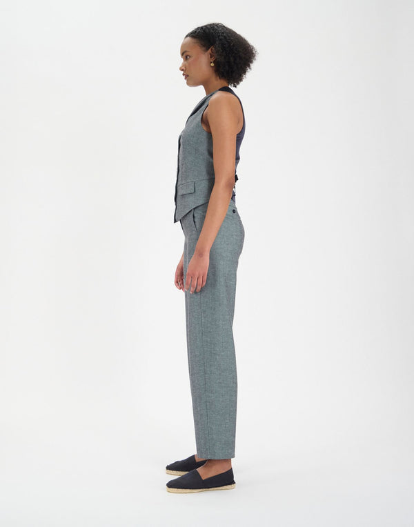 Ines De La Fressange Gilet Robinson Gris