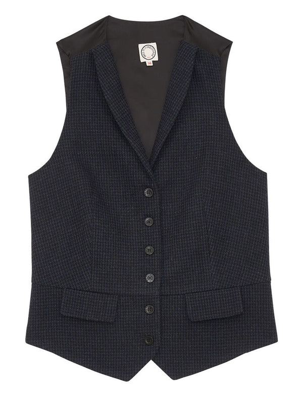 ines de la fressange Gilet Robinson noir et bleu