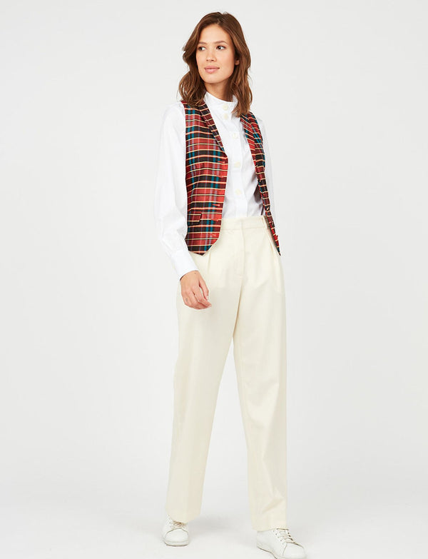 Ines De La Fressange Gilet Robinson Taffetas