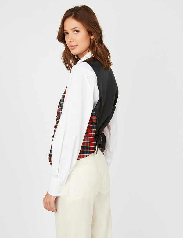 Ines De La Fressange Gilet Robinson Taffetas
