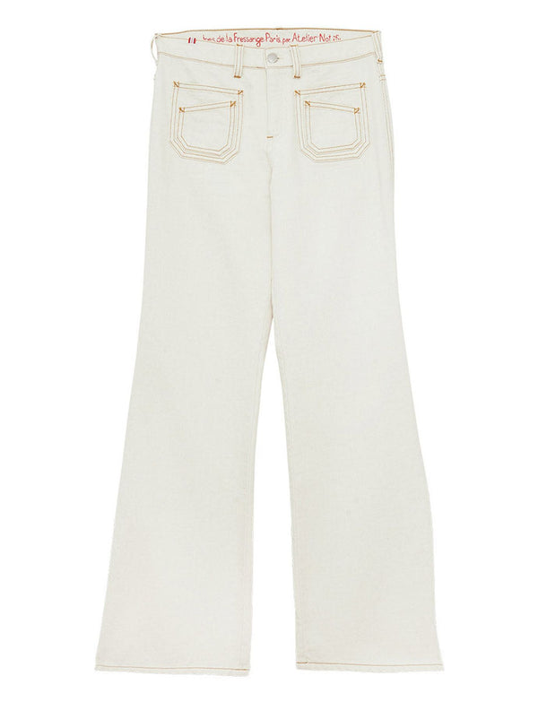 ines de la fressange Jean Rica écru x Notify