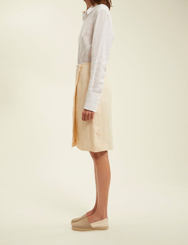 Ines De La Fressange Jupe Alouette écru Lin