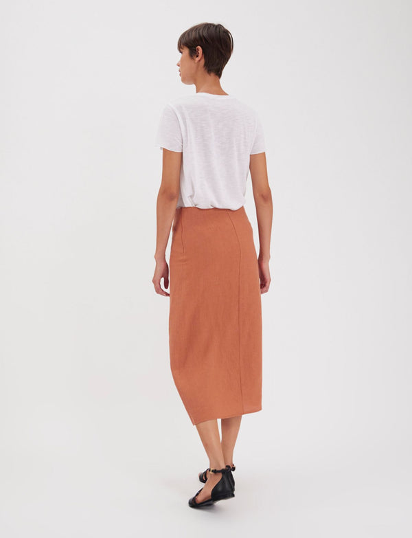 Ines De La Fressange Jupe Aurélie En Lin