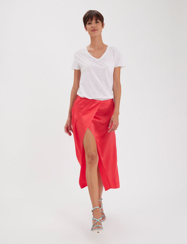 Ines De La Fressange Jupe Aurélie Rose