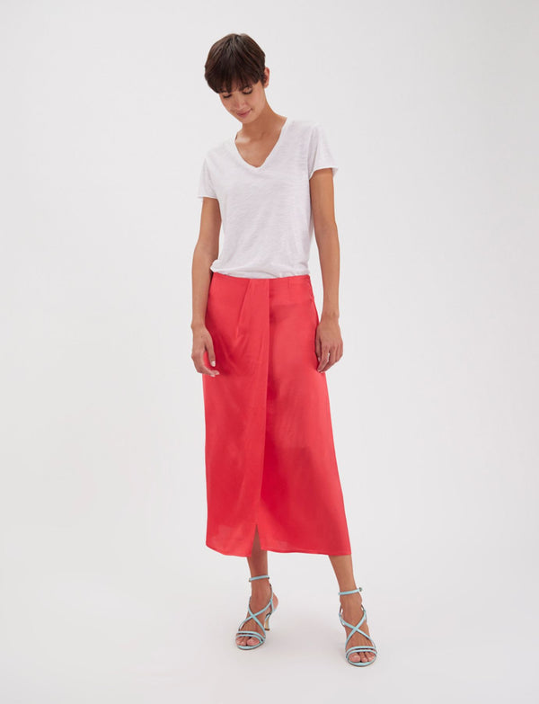 ines de la fressange Jupe Aurélie rose