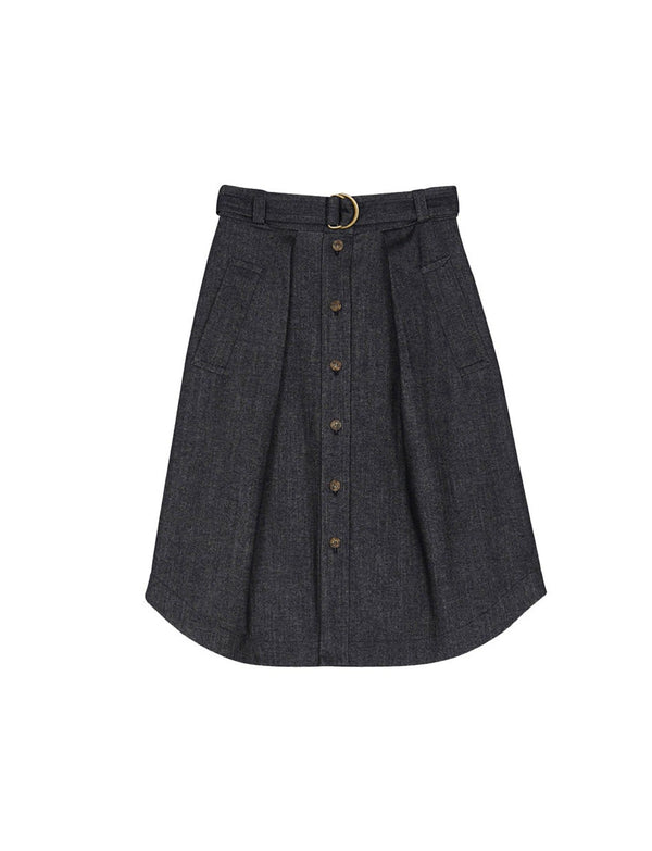 ines de la fressange Jupe Bernie denim bleu